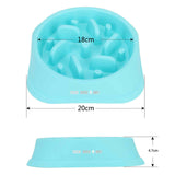 Distributeur croquettes chat  18,3x20x4,6cm  pp distributeur croquettes distributeur eau chat bleu distributeur croquettes chat