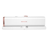 Sèche-linge électrique 28x16x13cm 7 vitesses de chauffage 5kg capacité portante sèche-linge pliable sécheur d'air portatif blanc