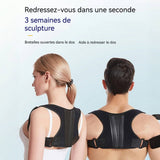 einture de correction du dos la posture assise anti-bossu fixation réglable vertébrale convient aux personnes de 60 à 80 kg