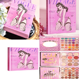 Palette de fard 18,4x16x2,3cm 72 couleurs palette multi-usages pearlescent matte triple fold earthy highlighter fard a paupiere