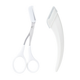 iseaux à sourcils avec peigne Lot de 2 Outil de Coupe des Sourcils Ciseaux à sourcils pour Couper les Sourcils Cils
