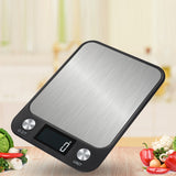 Balance de cuisine Balance de cuisine en acier inoxydable 5kg Balance de cuisine électronique de haute précision