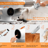 Tondeuse multifonctionnelle pour poils d'animaux, tondeuse à poils longs et grossiers de 600W, aspirateur pour poils d'animaux