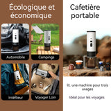 Machine à café 2500mAH Machine à café à capsules Petite machine à café portable à chauffage sans fil entièrement automatique