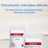 Serviettes de bain 40pcs 24x30cm serviettes de bain jetables serviette de bain comprimée doux et respirant pour hôtel et voyage