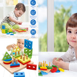 Blocs de construction 17 PCS 12,5x6cm jouets puzzle en blocs et caoutchouc jeux montessori enfant pour les enfants âgés de 3 ans