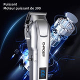Tondeuses à cheveux pour hommes USB Tondeuses à cheveux professionnelles pour hommes Argent Coupe de cheveux à domicile Tondeuse