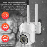 Caméra surveillance wifi extérieure 1080p fonction de croisière automatique réglage automatique l'angle de surveillance  H,264/H,265