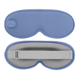 Masque pour les yeux 3D en mousse à mémoire avec compresse chaude et massage rechargeable réglable massage des yeux se détendre