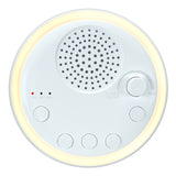 Machine à bruit blanc avec lumière et 16 sons réglable apaisants aide relaxation antistress pour enfant et adulte avce minuteur