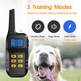 Dispositif de contrôle des aboiements de chien entraînement aux chocs électriques collier étanche télécommande bouchon d'aboiement