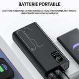 Batterie externe 20000mah 22.5w power bank power bank charge rapide charge rapide batterie portable portable batterie externe noir