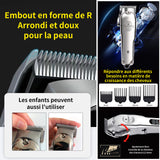 Tondeuse cheveux 110-240V USB 0.5-3mm Smart LED LCD affichage numérique tondeuse à cheveux électrique tondeuse à cheveux en métal