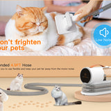 Tondeuse multifonctionnelle pour poils d'animaux, tondeuse à poils longs et grossiers de 600W, aspirateur pour poils d'animaux