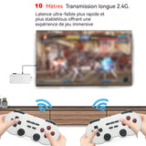 Console de jeu rétro 64go 2.4G sans fil plus de 20 000 jeux avec boutons et joystick plug and play drahtlose retro spielkonsole
