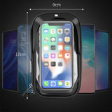 Support de téléphone portable à écran tactile moto vélo électrique support étanche carte sac support de téléphone portable