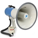 Mégaphone professionnel 50w 1000m bleu mp3 mégaphone pour manifestations et matchs sportifs sirène mégaphone porte voix