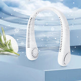 Ventilateur de col suspendu sans pale   1200 mA   Trois vitesses de vent réglables   Refroidissement rapide   Pliable à 360