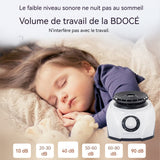 Sèche-linge électrique 900w 22,5x22,5x17cm chauffage PTC avec 5 niveaux minuterie fonction et étanche fonction sèche-linge pratique