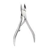 oupe Ongles Inox Professionnel Ergonomique Ciseaux à Ongles pour Pédicure Manucure Peau Morte Pied et Main Design Durable Argent