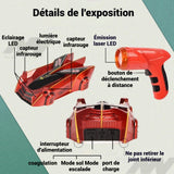 Voiture d'escalade murale Voiture télécommandée à gravité zéro Trois modes de conduite Voiture télécommandée roulant sur les murs