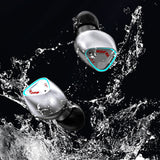 Casque Bluetooth sans fil mécanique Mecha Wind Lighter Style Gaming In-Ear Dual Side Stereo Transmission Range 10m Rechargeable