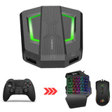 Convertisseur P pour clavier et souris de jeu à une main, câblé avec repose-poignets, effet de rétroéclairage RVB dédié