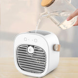 Refroidisseur USB Pulvérisation Réfrigération Ménage Portable Rechargeable Climatisation Ventilateur Mini Refroidisseur
