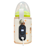 hauffe-biberon portable mignon chargement USB avec affichage de la température chauffe-biberon à lait réglable isolation léger