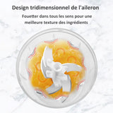 Hachoir 900ml mini hachoir manuel avec lame inoxydable pour écraser une variété d'accessoires cuisine multifonctionnel melangeur