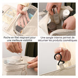 Trousse de toilette trousse de toilette de voyage trousse de maquillage sac de toilette à crochet de rangement voyage sportif