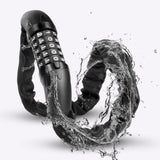 Chaîne de verrouillage pour vélo 120CM Serrure à combinaison pour moto Verrouillage de porte réinitialisable à 5 chiffres Noir