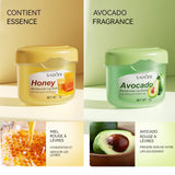 Baume à lèvres lot de 4 différents parfums pêche fraise aloe vera miel baume à lèvres hydrate et répare les lèvres en profondeur
