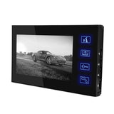 Sonnette filaire couleur 7 pouces HD interphone bâtiment sonnette intelligente villa ensemble de vidéosurveillance portier
