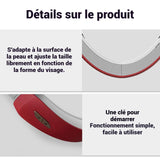 Instrument de beauté 6 modes appareil de massage facial électrique affermit le menton lifte la peau du visage massage facial rouge