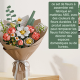 Kit de construction de bouquet de fleur 864PCS kit de construction de fleurs blocs de construction de fleur cadeaux de vacances