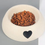 Bol pour animaux de compagnie, bol simple, grand bassin à boire pour chat, 19.5x25.3x7.8cm, bol pour chien, bol de nourriture
