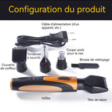 Tondeuse Nez 4 en 1 300mAH 4W Tondeuse à poils de nez rechargeable Polyvalent Tondeuse à poils de nez Fonctionnement silencieux