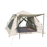 Tente de camping Portable compte simple couche Oxford tissu double tente tente de camping en plein air tente de terrain gonflable