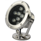 Lumière piscine 9W lumière sous-marine lampe de piscine acier inoxydable projecteur coloré eclairage de fontaine eclairage piscine