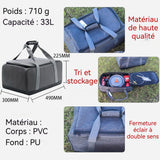 Panier de pique-nique 33L 49x30x22,5cm multifonctionnel panier de pique nique sac de pique-nique sac camping panier pique-nique