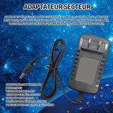 Adaptateur secteur 12V 24W adaptateur secteur batterie de avec remplacement pour différents appareils multiple secteur compatible