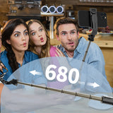 Mini téléphone portable selfie bâton selfie artefact bluetooth support de bureau caméra en direct un trépiedRecommandé