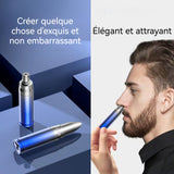 Tondeuse nez 100mAh professionnelle tondeuse nez léger et portable boîtier bleu dégradé facilement démontable pour le nettoyage