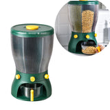 Boîte de stockage de céréales Seau à riz rotatif avec séparateur 20kg Boîte de stockage de riz à l'épreuve de l'humidité Plastique