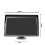 Ecran de voiture portable 7pouces noir Ecran de voiture sans fil PND HD Ecran tactile de voiture Lecteur multimédia Interface USB