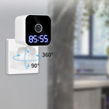 Horloge Caméra wifi Caméra de surveillance HD 1080P Voix double Montre intelligente Caméra de sécurité domestique Smart HD