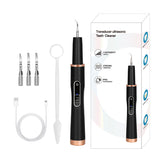 Nettoyeur de dents électrique portable à ultrasons Kit de nettoyage de dents intelligent pour éliminer la plaque dentaire