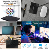 Disque Dur Interne 128GB SSD SATA III 400M/s divertissement et bureau Compatible avec Ordinateurs Portables et Ordinateurs de Bureau
