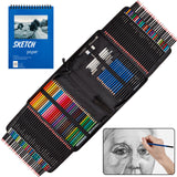 rayons de couleur 72 articles 29,5 x 21,5 x 4 cm plusieurs couleurs crayons de couleur pour croquis ensemble de peinture avancé